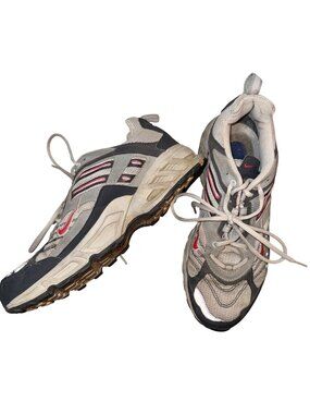 Nike Air Trail Running Shoes Gray/Black/Red Mens Size 11